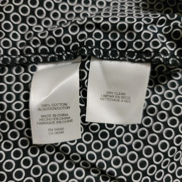 Jones New York signature size XL Black and White Shirt Buttons up women's - Picture 8 of 9